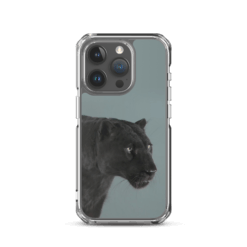 Black Leopard Iphone 15 pro cover 2